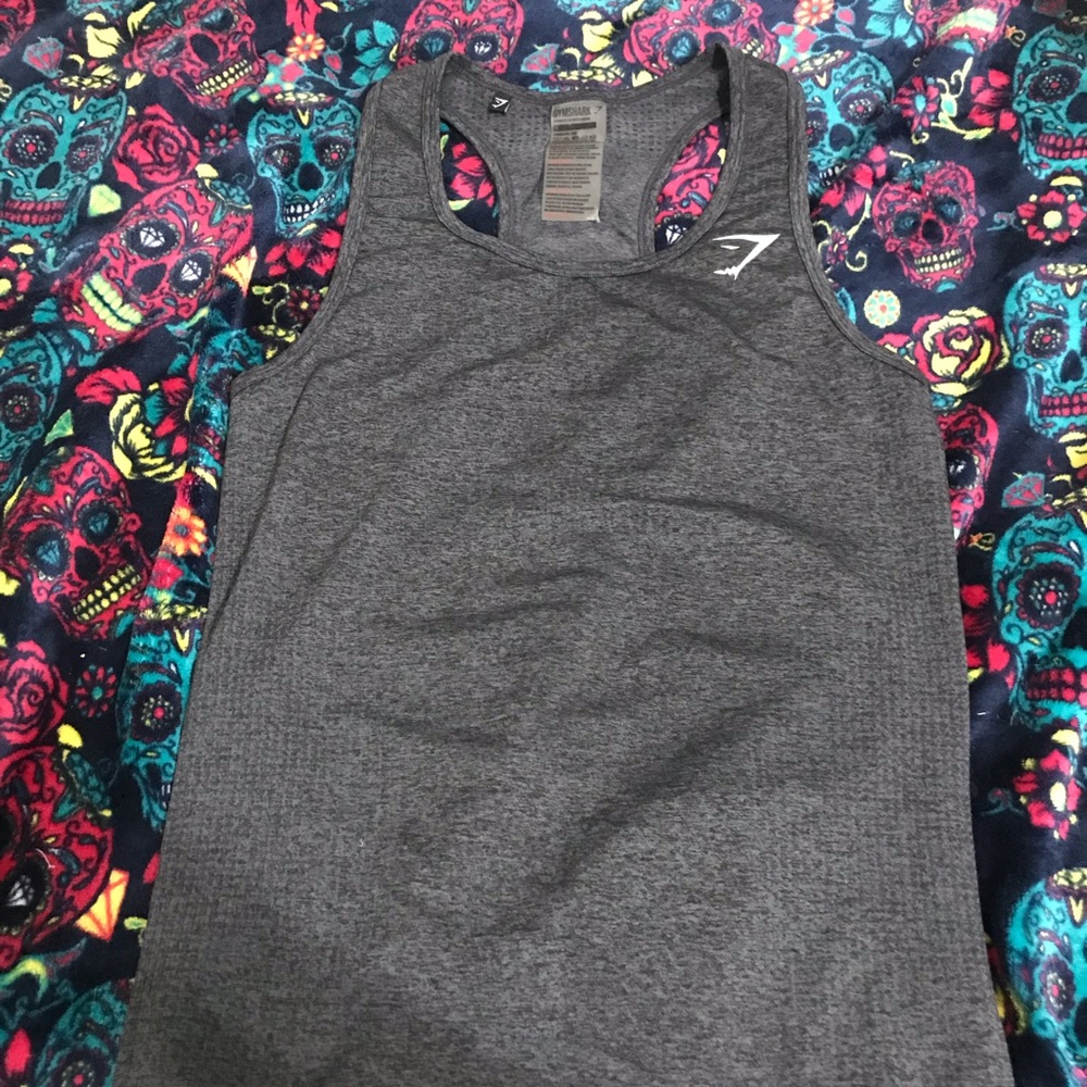 Black Marl Tank Top